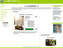 Tablet Screenshot of dunweber.com